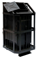 Банная печь с закрытой каменкой в Новополоцке