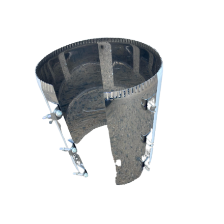 Хомут стяжной усиленный, нерж. ст. 430 в Новополоцке