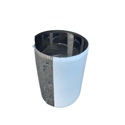 Хомут стяжной усиленный, нерж. ст. 430 в Новополоцке