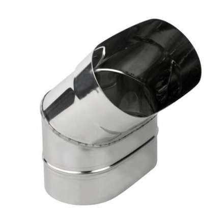 Колено овал. сечения (Отвод) 45 из нерж. ст. 304-0,8 мм, горизонт. купить в Новополоцке