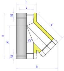 Размер сэндвич-тройника 45 Феникс фото Амазонка бай в Новополоцке