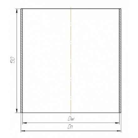 Гильза с конденсатоотводом 2 мм КПД ЧЕРНЫЙ в Новополоцке
