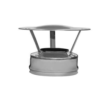 Зонт-оголовок плоский из нерж. ст. 304-430 0,5-0,5 мм, утепл. 50 мм купить в Новополоцке