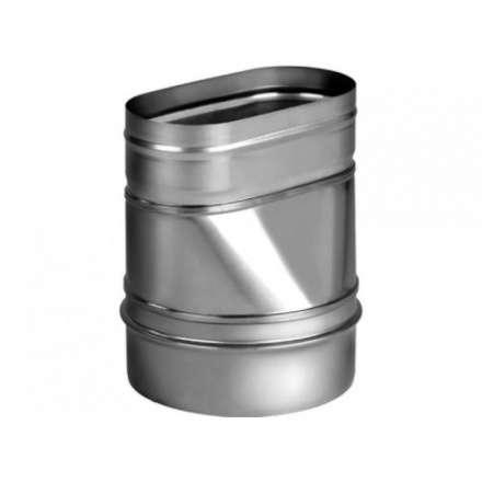 Переход прямой овальный из нерж. ст. 304-1,0 мм купить в Новополоцке