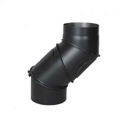 Дымоходное колено (отвод) KAISER PIPES (2мм) 4-сегментное, поворотное 180° в Новополоцке