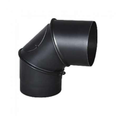 Дымоходное колено (отвод) KAISER PIPES (2мм) трёх-сегментное, поворотное 90° в Новополоцке