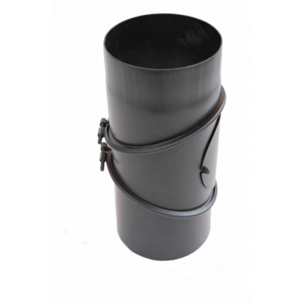 Дымоходное колено (отвод) KAISER PIPES (2мм) трёх-сегментное, поворотное 90° в Новополоцке