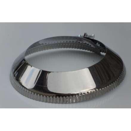 Косынка (юбка) для дымохода  из нерж.ст.  430-0,5 мм купить в Новополоцке