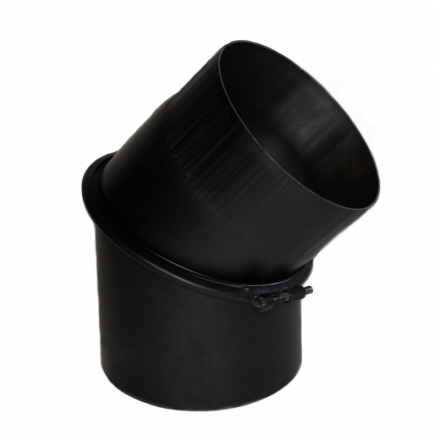 Дымоходное колено (отвод) KAISER PIPES (2мм) сегментное, поворотное 45° купить в Новополоцке