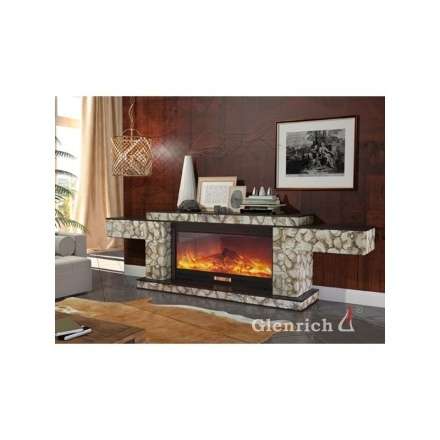 Электрокамин Glenrich Fobos Brass в Новополоцке