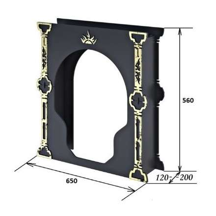 Портал Царь-печи малый стальной в Новополоцке