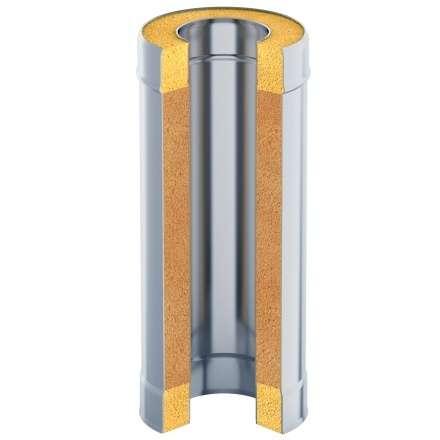 Труба-термо 0,25 м GS AISI 430-430-0,8-0,5 мм в Новополоцке