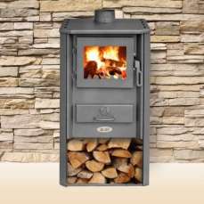 Печь-камин Blist Oganj LM стальная дверца красная фото в Новополоцке