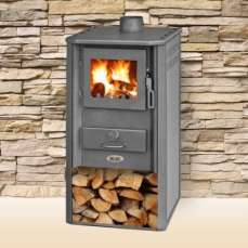 Печь-камин Blist Oganj LM стальная дверца красная фото в Новополоцке