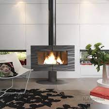 Купить Печь-камин Invicta Symphonia в интерьере чугунная в Новополоцке в Новополоцке