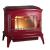 Купить Печь-камин Invicta Bradford красная эмаль в интерьере чугунная в Новополоцке в Новополоцке