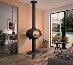 Купить Печь-камин Invicta Brio в интерьере чугунная в Новополоцке в Новополоцке