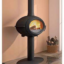 Купить Печь-камин Invicta Brio в интерьере чугунная в Новополоцке в Новополоцке