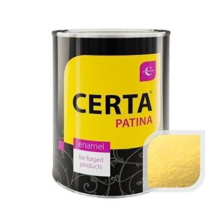 Термостойкая краска CERTA Патина Золото 0,08 кг купить в Новополоцке