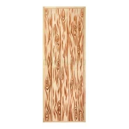 Дверь глухая из цельного массива Озорной Дед 1900x700 липа Класс А коробка из сосны в Новополоцке