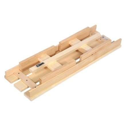 Лавочка разборная 100х33х43 см для бани и сауны (липа) 03600 в Новополоцке