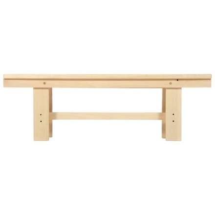 Лавочка разборная 120х33х43 см для бани и сауны (липа) 34002 в Новополоцке