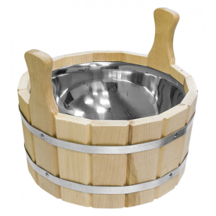 Ушат шайка 6,5л с нержавеющей вставкой 33216 купить в Новополоцке