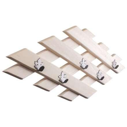 Вешалка Ромб с 5-ю железными кленовыми крючками в Новополоцке