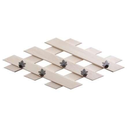 Вешалка Ромб с 5-ю железными кленовыми крючками в Новополоцке