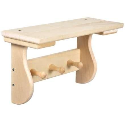 Полка с вешалкой 3 рожка 32413 в Новополоцке