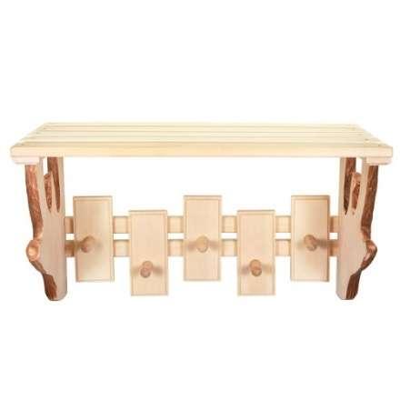 Полка-вешалка 5 крючков резная в Новополоцке