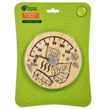 Термометр Листья для бани и сауны 18041 в Новополоцке
