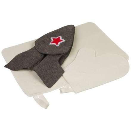 Набор из 3-х предметов (шапка Будёновка, рукавица, коврик) 41096 в Новополоцке