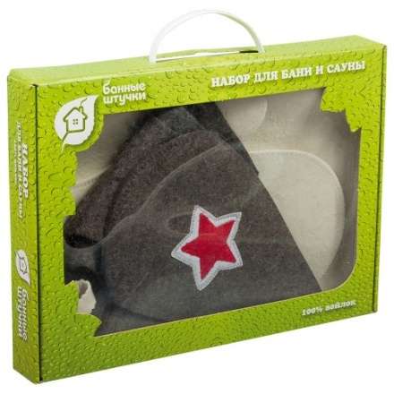 Набор из 3-х предметов (шапка Будёновка, рукавица, коврик) 41096 в Новополоцке