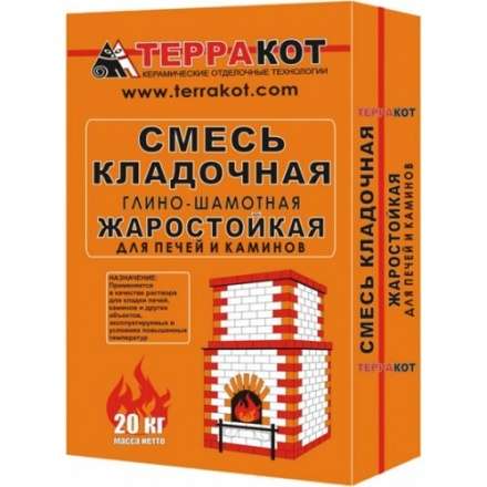 Смесь кладочная глино-шамотная 20кг в Новополоцке