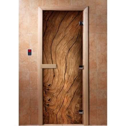 Дверь для сауны Doorwood с фотопечатью A052 1900x700 в Новополоцке