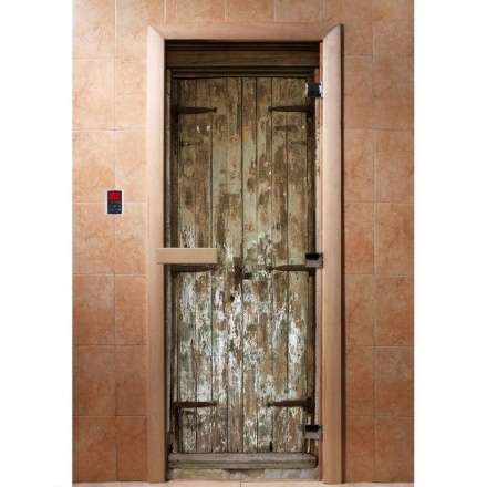 Дверь для сауны Doorwood с фотопечатью A028 1900x700 в Новополоцке