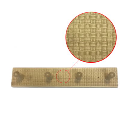 Вешалка 4-х рожковая с тиснением Рогожка купить в Новополоцке