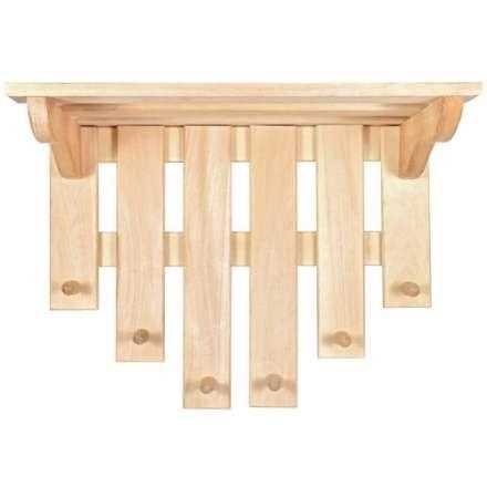 Полка с вешалкой 6 рожков 03580 в Новополоцке