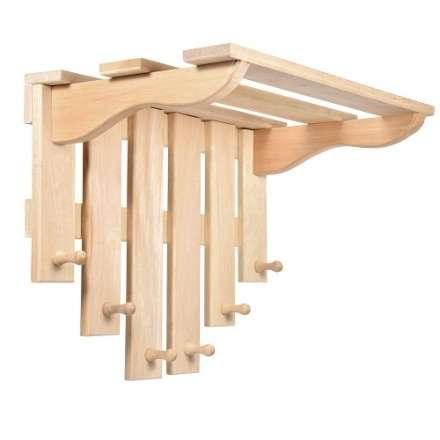 Полка с вешалкой 6 рожков 03580 в Новополоцке