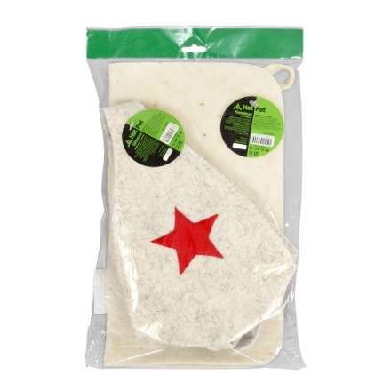 Набор из двух предметов (Шапка Будёновка белая, коврик) 41128 в Новополоцке