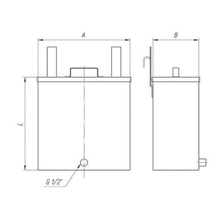 Бак Ferrum Комфорт навесной для печи 40 л в Новополоцке