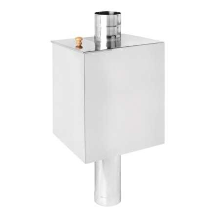 Бак Везувий нерж. 80 л на трубе d120 (прямоуг.) в Новополоцке