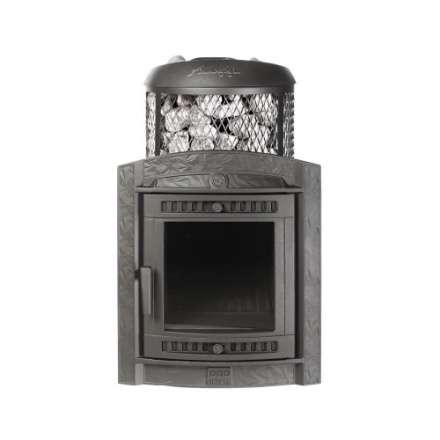 Печь банная ProMetall Атмосфера L комбинированная сетка-ламель Змеевик в Новополоцке