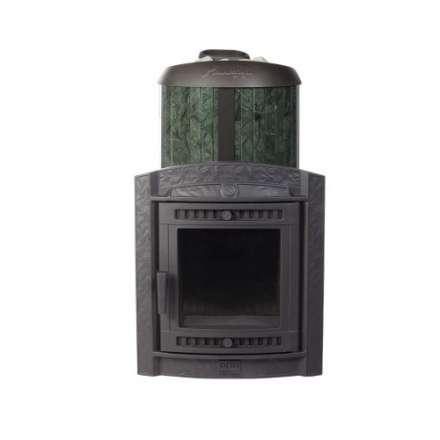 Печь банная ProMetall Атмосфера L+ в ламелях Верде Гватемала наборный рисунок в Новополоцке