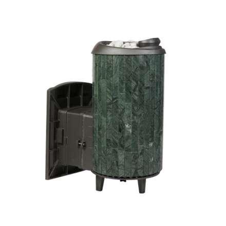 Печь банная ProMetall Атмосфера L+ в ламелях Верде Гватемала наборный рисунок в Новополоцке