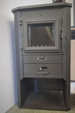 Печь-камин Blist Oganj N чугунная дверца серая фото в Новополоцке