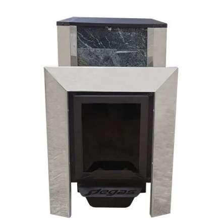 Печь банная Пегас 16 со стеклом в камне змеевик в Новополоцке