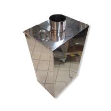 Бак самоварный Прямоугольный d115 мм, 80л; AISI430- 1,0мм в Новополоцке