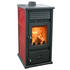 Купить Печь THERMO VESTA PLUS красная (с теплообменником) в Новополоцке в Новополоцке